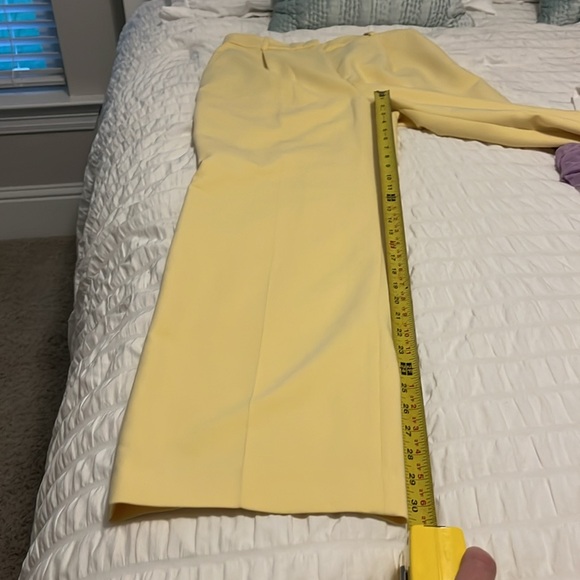 Zara yellow pants, straight leg Sz S. Inseam is 31” - Picture 5 of 6
